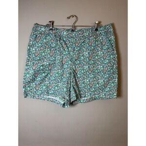 Croft & Barrow Women's Shorts Mid Rise Floral Size XL